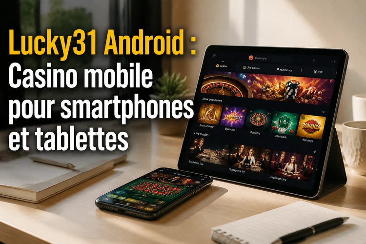 Lucky31 Android: Votre casino mobile optimisé pour smartphones et tablettes