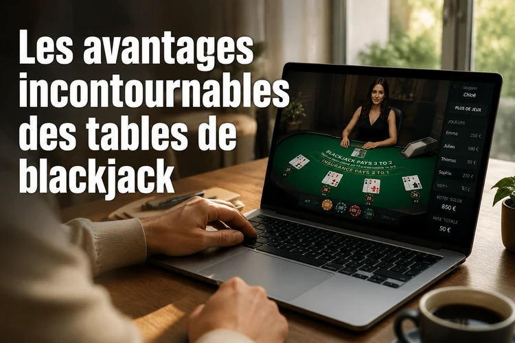 Les avantages incontournables des tables de blackjack