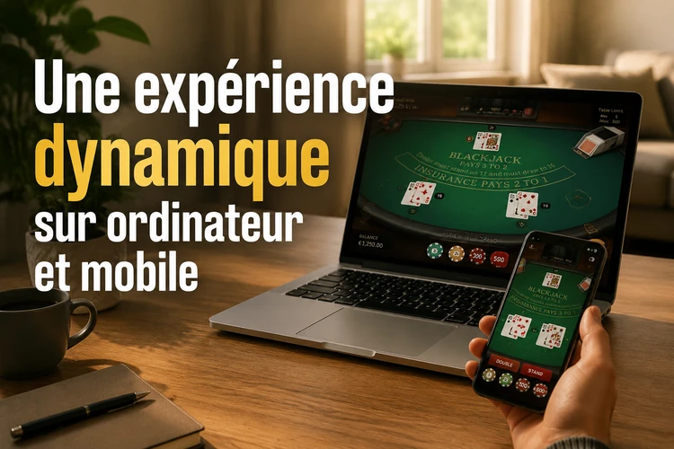 Une expérience dynamique sur ordinateur et mobile