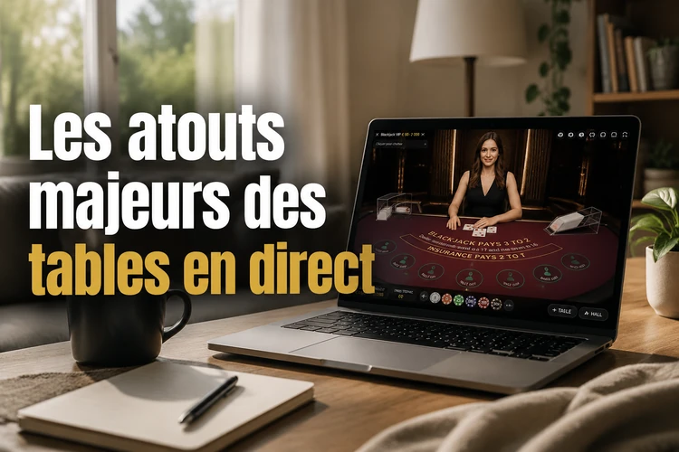 Les atouts majeurs des tables en direct