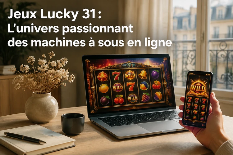 Jeux Lucky 31: L'univers passionnant des machines à sous en ligne
