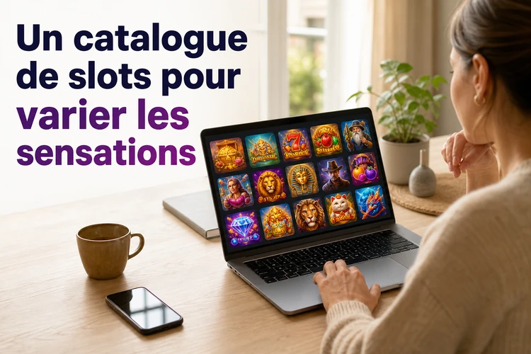Un catalogue de slots pour varier les sensations