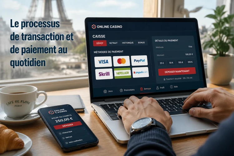 Le processus de transaction et de paiement au quotidien